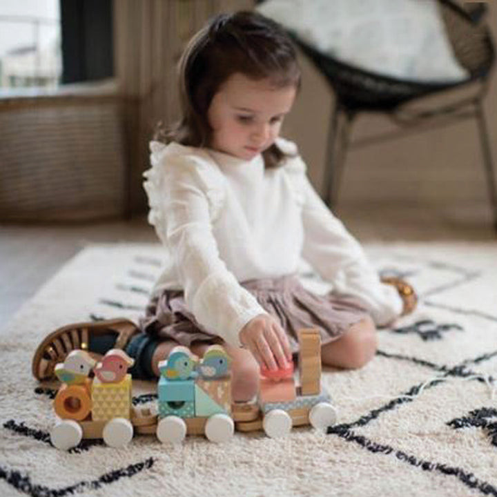 Janod Pure Train Janod Activity Toys at Little Earth Nest Eco Shop Geelong Online Store Australia