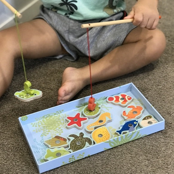 Djeco Magnetics Fishing Set Djeco Activity Toys at Little Earth Nest Eco Shop Geelong Online Store Australia