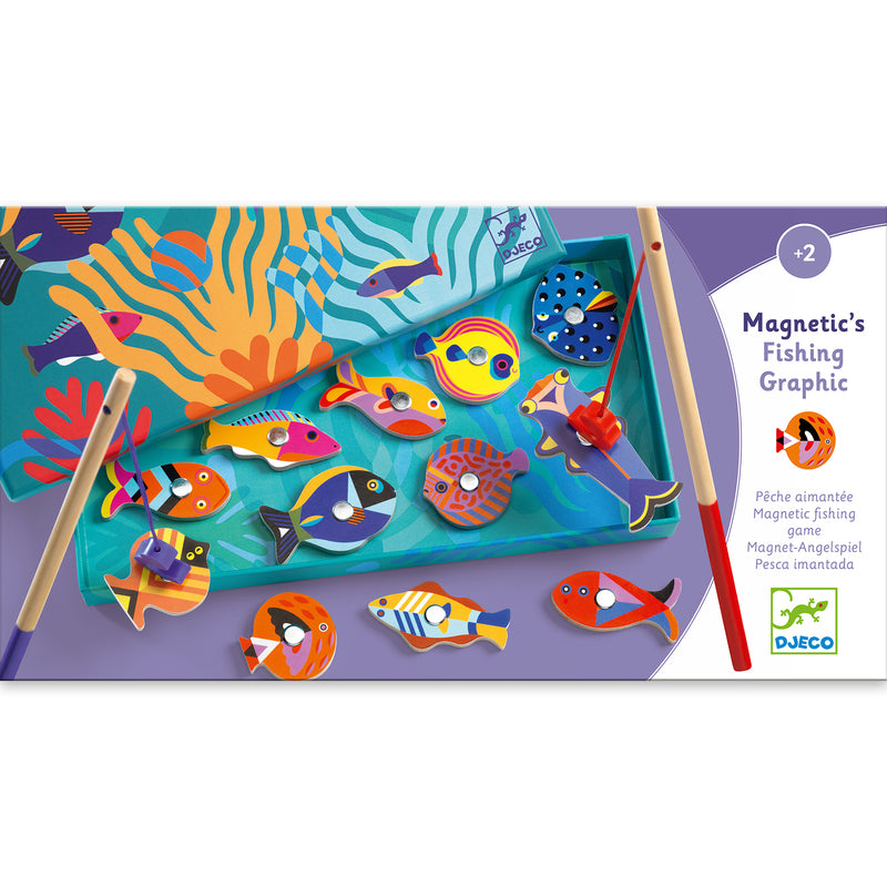 Djeco Magnetics Fishing Set Djeco Activity Toys at Little Earth Nest Eco Shop Geelong Online Store Australia