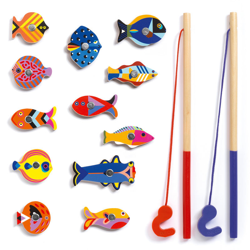 Djeco Magnetics Fishing Set Djeco Activity Toys Graphic at Little Earth Nest Eco Shop Geelong Online Store Australia