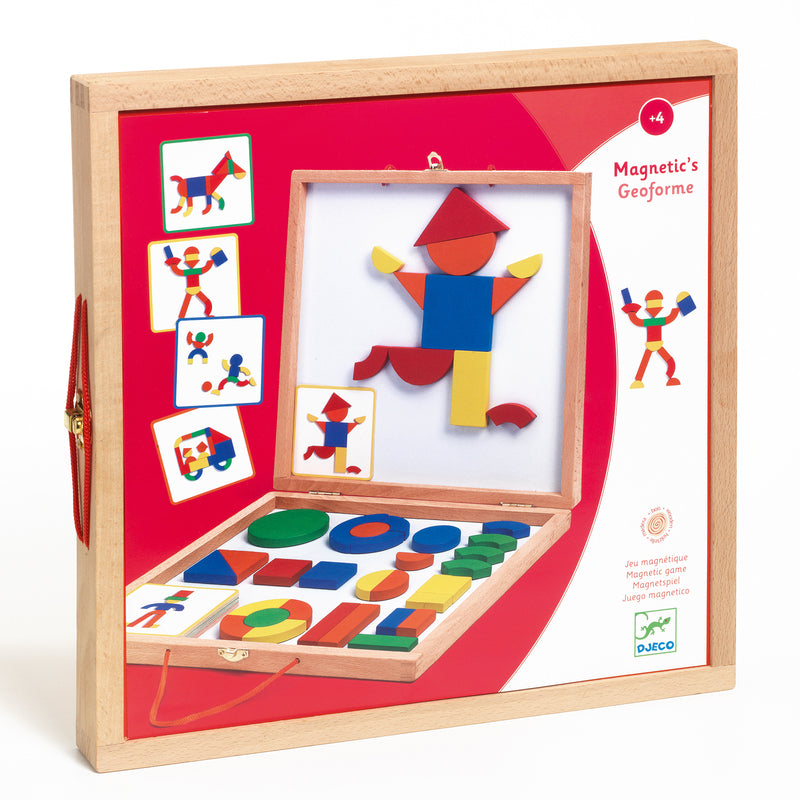 Djeco Geoform Shape Set Djeco Magnet Toys at Little Earth Nest Eco Shop Geelong Online Store Australia