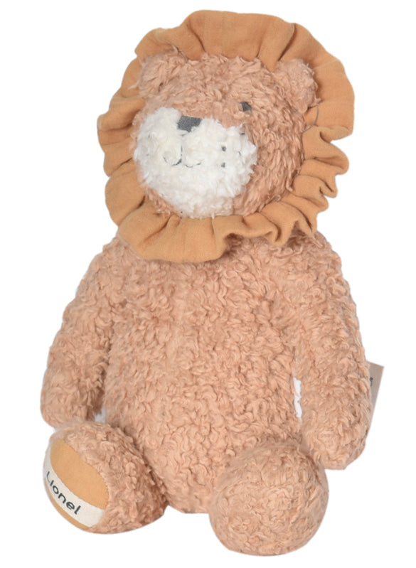 Tikiri Organics Soft Toy Tikiri Activity Toys Lionel Lion at Little Earth Nest Eco Shop Geelong Online Store Australia