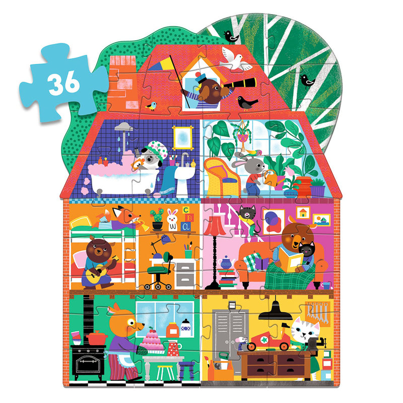 Djeco Giant Puzzle The Little Buddies 36 Piece Djeco Puzzles at Little Earth Nest Eco Shop Djeco Giant Puzzle The Little Buddies 36 Piece Geelong Online Store Australia