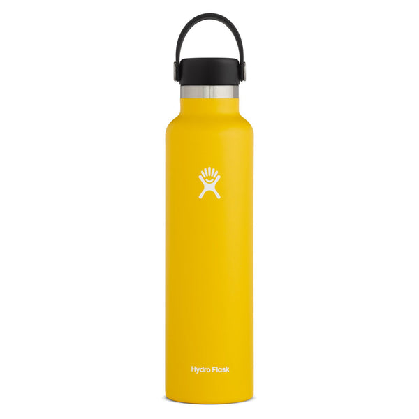 Hydroflask Reusable Stainless Steel Water Bottle 24oz 710ml Hydroflask Water Bottles Yellow at Little Earth Nest Eco Shop Geelong Online Store Australia