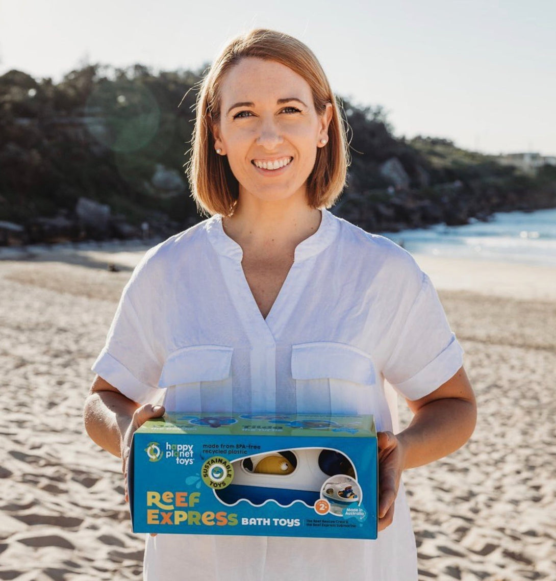 Happy Planet Toys Reef Express Bath Set Happy Planet Toys Bath Toys at Little Earth Nest Eco Shop Geelong Online Store Australia