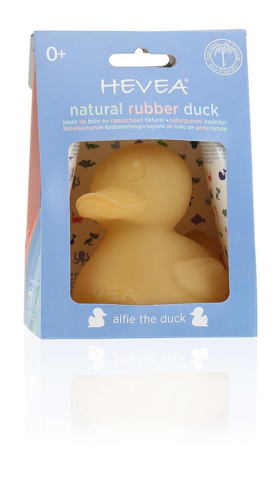 Hevea Alfie Duck Natural Rubber Bath Toy Hevea Baby Bath Toys at Little Earth Nest Eco Shop Geelong Online Store Australia