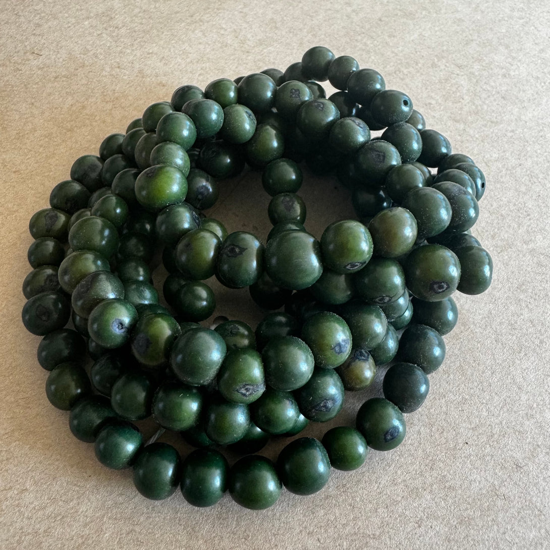 Melko Acai Bead Necklace Melko Necklaces Avocado at Little Earth Nest Eco Shop Geelong Online Store Australia