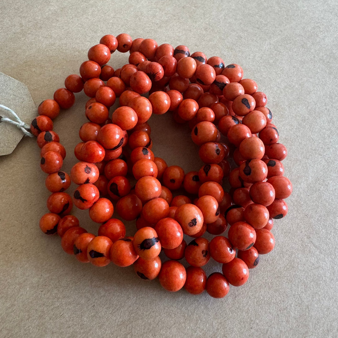 Melko Acai Bead Necklace Melko Necklaces Pumpkin at Little Earth Nest Eco Shop Geelong Online Store Australia