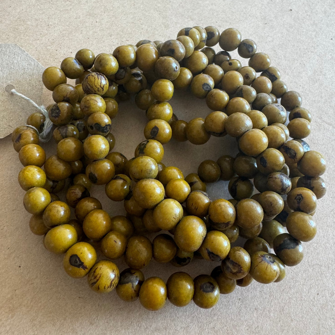 Melko Acai Bead Necklace Melko Necklaces Olive at Little Earth Nest Eco Shop Geelong Online Store Australia