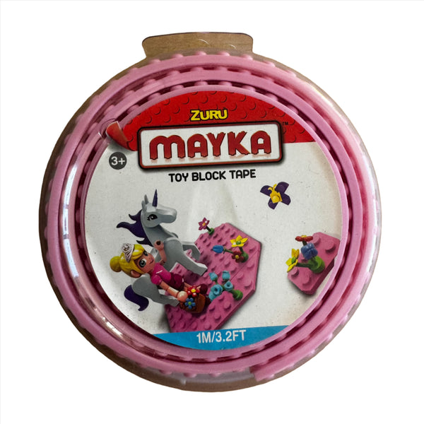 Zuru Mayka Toy Block Tape Little Earth Nest 1 Metre / Pink at Little Earth Nest Eco Shop Geelong Online Store Australia