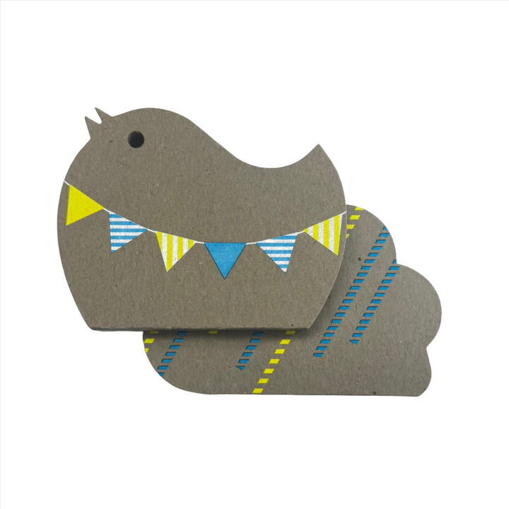 Earth Greetings Notelets Birdy Bunting Earth Greetings Stationery at Little Earth Nest Eco Shop Geelong Online Store Australia