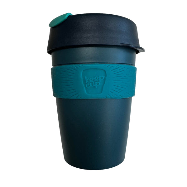 Keep Cup 12oz Teal and Navy Keep Cup Coffee & Tea Cups at Little Earth Nest Eco Shop Geelong Online Store Australia