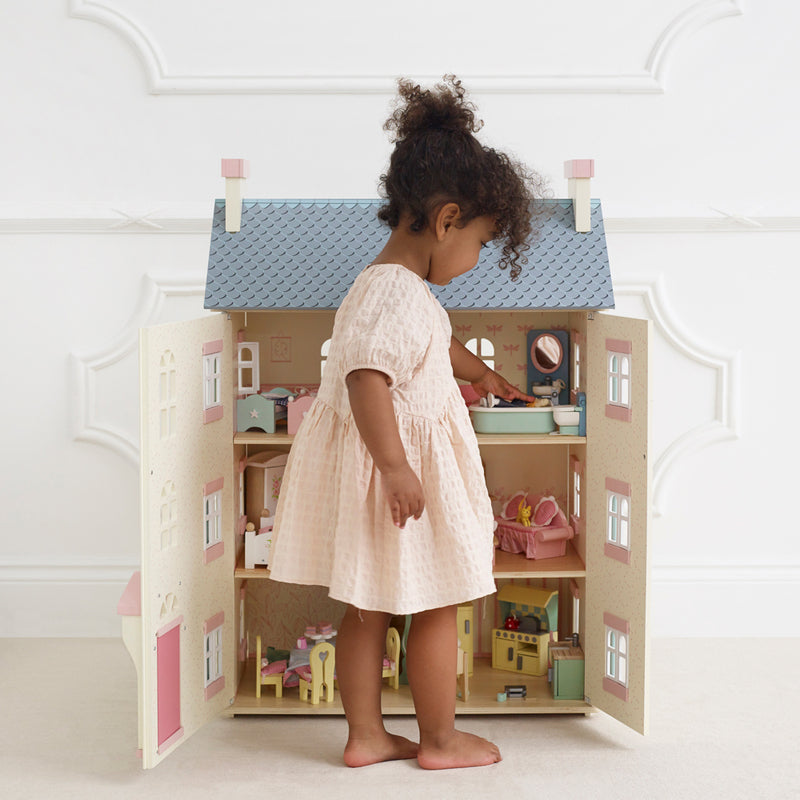 Le Toy Van Cherry Tree Hall Doll's House Le Toy Van Dollshouses at Little Earth Nest Eco Shop Geelong Online Store Australia