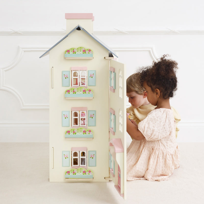 Le Toy Van Cherry Tree Hall Doll's House Le Toy Van Dollshouses at Little Earth Nest Eco Shop Geelong Online Store Australia