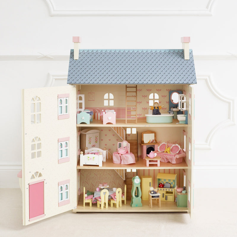 Le Toy Van Cherry Tree Hall Doll's House Le Toy Van Dollshouses at Little Earth Nest Eco Shop Geelong Online Store Australia