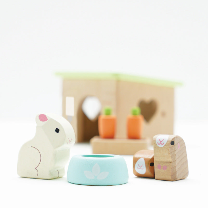 Le Toy Van Guinea Pig and Bunny Set Little Earth Nest