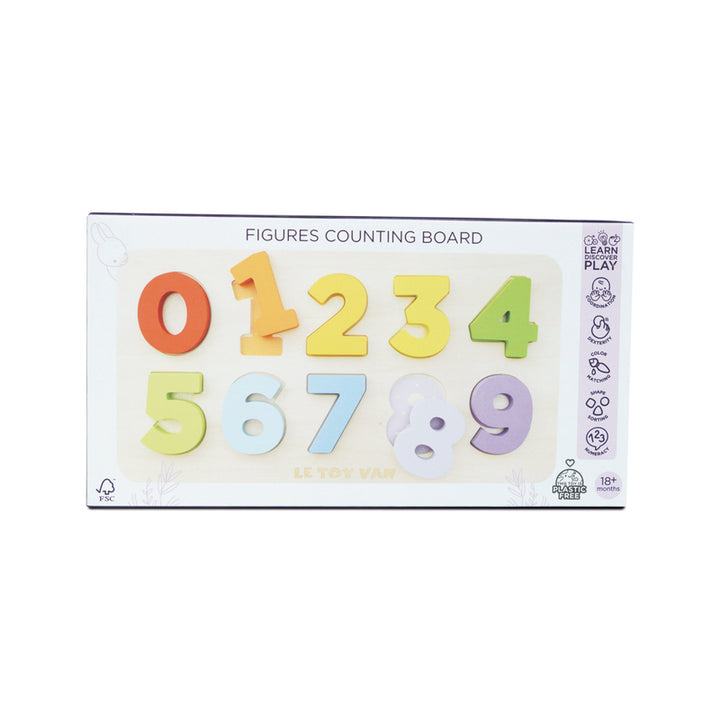 Le Toy Van Petilou Learn to Count Puzzle Le Toy Van Toys at Little Earth Nest Eco Shop Geelong Online Store Australia