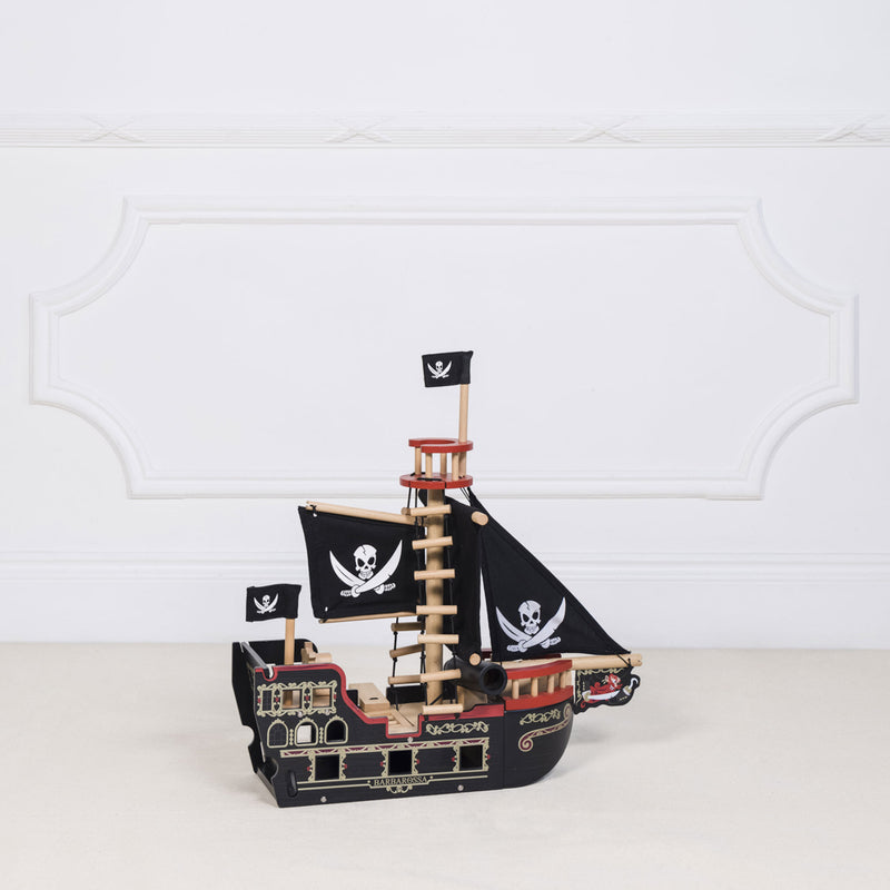 Le Toy Van Barbarossa Pirate Ship Le Toy Van Toys at Little Earth Nest Eco Shop Le Toy Van Barbarossa Pirate Ship - Little Earth Nest Geelong Online Store Australia