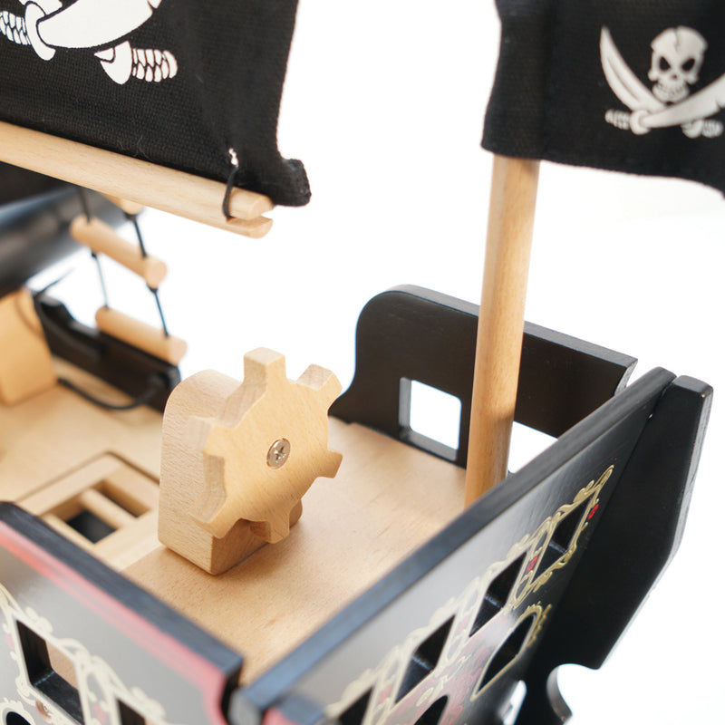 Le Toy Van Barbarossa Pirate Ship Le Toy Van Toys at Little Earth Nest Eco Shop Le Toy Van Barbarossa Pirate Ship - Little Earth Nest Geelong Online Store Australia