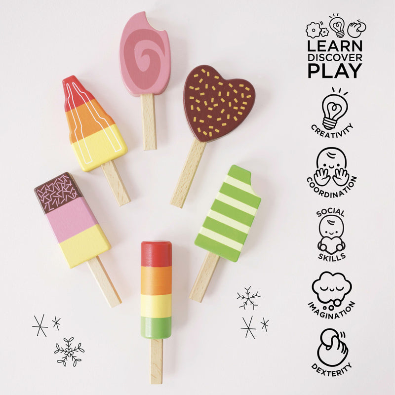 Le Toy Van Ice Lollies Icy Poles Le Toy Van Toy Kitchens & Play Food at Little Earth Nest Eco Shop Geelong Online Store Australia