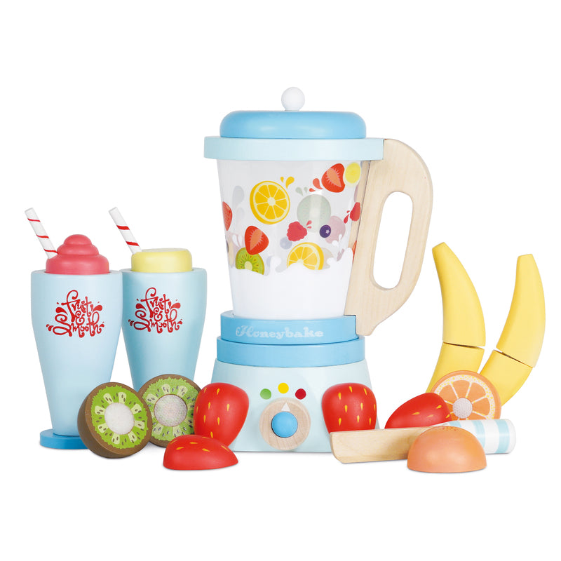 Le Toy Van Fruit and Smooth Blender Set Le Toy Van Toy Kitchens & Play Food at Little Earth Nest Eco Shop Le Toy Van Blender Set - Little Earth Nest Geelong Online Store Australia