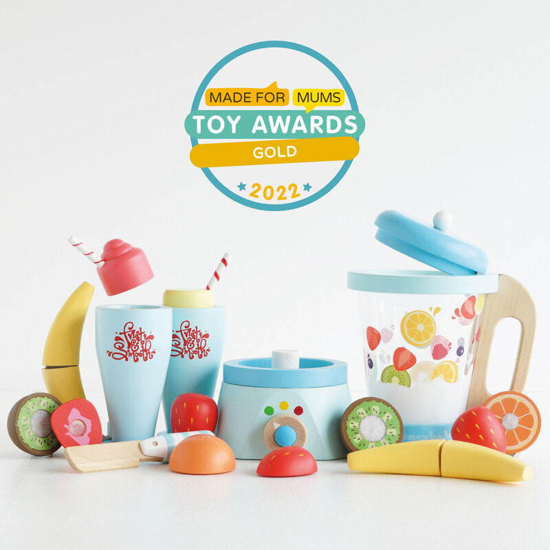 Le Toy Van Fruit and Smooth Blender Set Le Toy Van Toy Kitchens & Play Food at Little Earth Nest Eco Shop Le Toy Van Blender Set - Little Earth Nest Geelong Online Store Australia