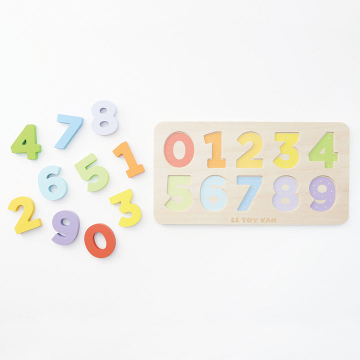 Le Toy Van Petilou Learn to Count Puzzle Le Toy Van Toys at Little Earth Nest Eco Shop Geelong Online Store Australia