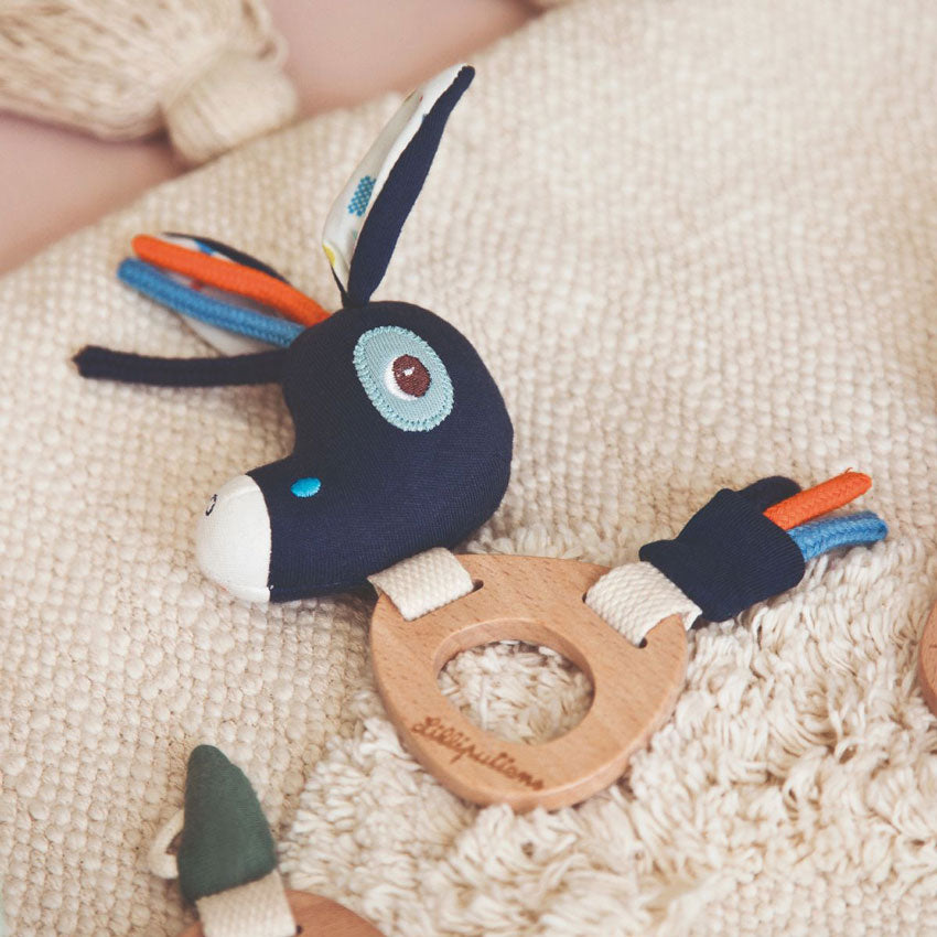 Lilliputiens Ignace Eco Wooden Rattle Little Earth Nest at Little Earth Nest Eco Shop Geelong Online Store Australia