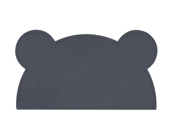 We Might Be Tiny Placemats We Might Be Tiny Dinnerware Bear / Charcoal at Little Earth Nest Eco Shop Geelong Online Store Australia