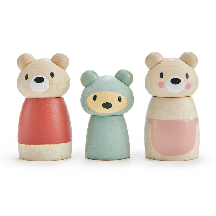 Merrywood Tales Bear Family Little Earth Nest Toys at Little Earth Nest Eco Shop Merrywood Tales Bear Family Geelong Online Store Australia