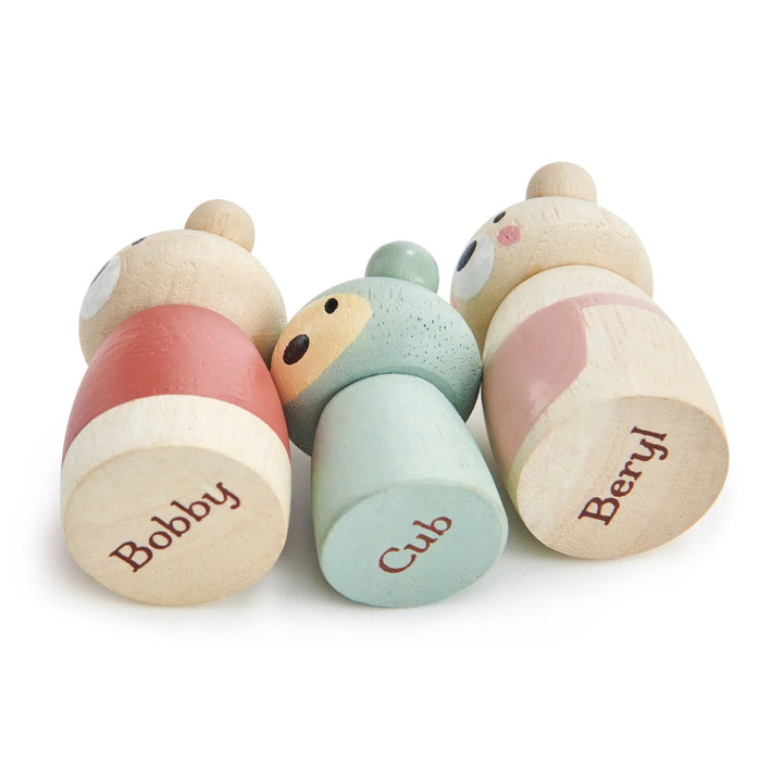 Merrywood Tales Bear Family Little Earth Nest Toys at Little Earth Nest Eco Shop Merrywood Tales Bear Family Geelong Online Store Australia