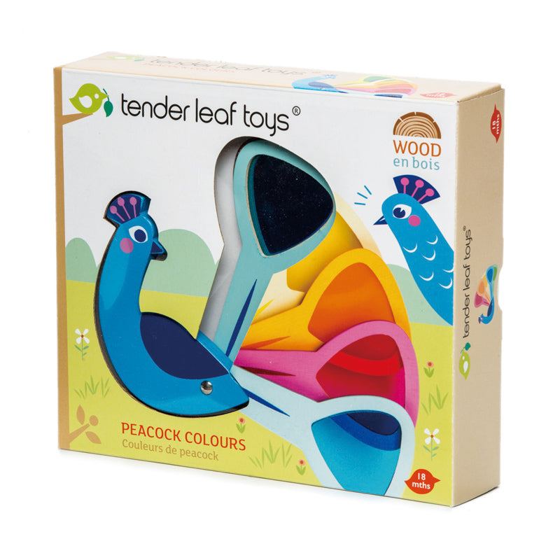 Peacock Colour Viewer by Tenderleaf Toys Tenderleaf Toys Activity Toys at Little Earth Nest Eco Shop Geelong Online Store Australia