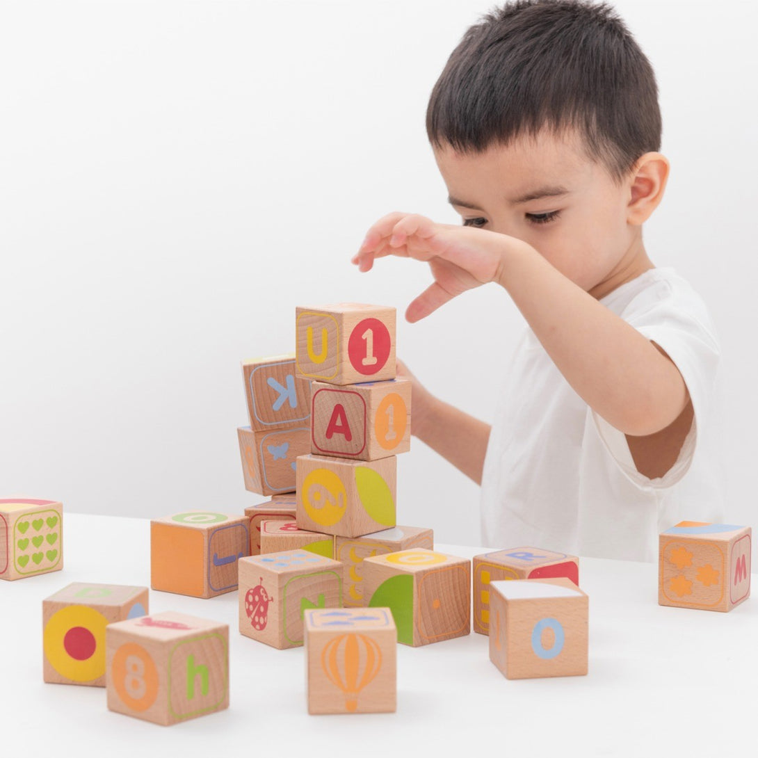 ABC Wooden Blocks New Classic Toys New Classic Toys Wooden Blocks at Little Earth Nest Eco Shop ABC Wooden Blocks New Classic Toys Geelong Online Store Australia