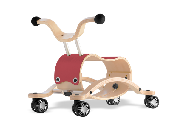 Wishbone Mini Flip Racer with Race Base Wishbone Australia Toys Raspberry at Little Earth Nest Eco Shop Geelong Online Store Australia