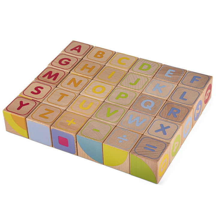 ABC Wooden Blocks New Classic Toys New Classic Toys Wooden Blocks at Little Earth Nest Eco Shop ABC Wooden Blocks New Classic Toys Geelong Online Store Australia