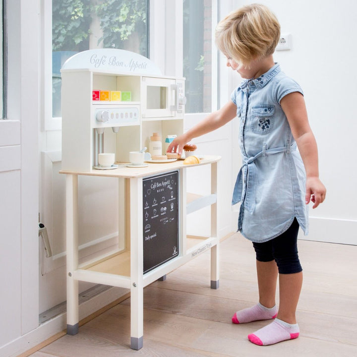 Grand Cafe Play Kitchen by New Classic Toys New Classic Toys Pretend Play at Little Earth Nest Eco Shop Geelong Online Store Australia