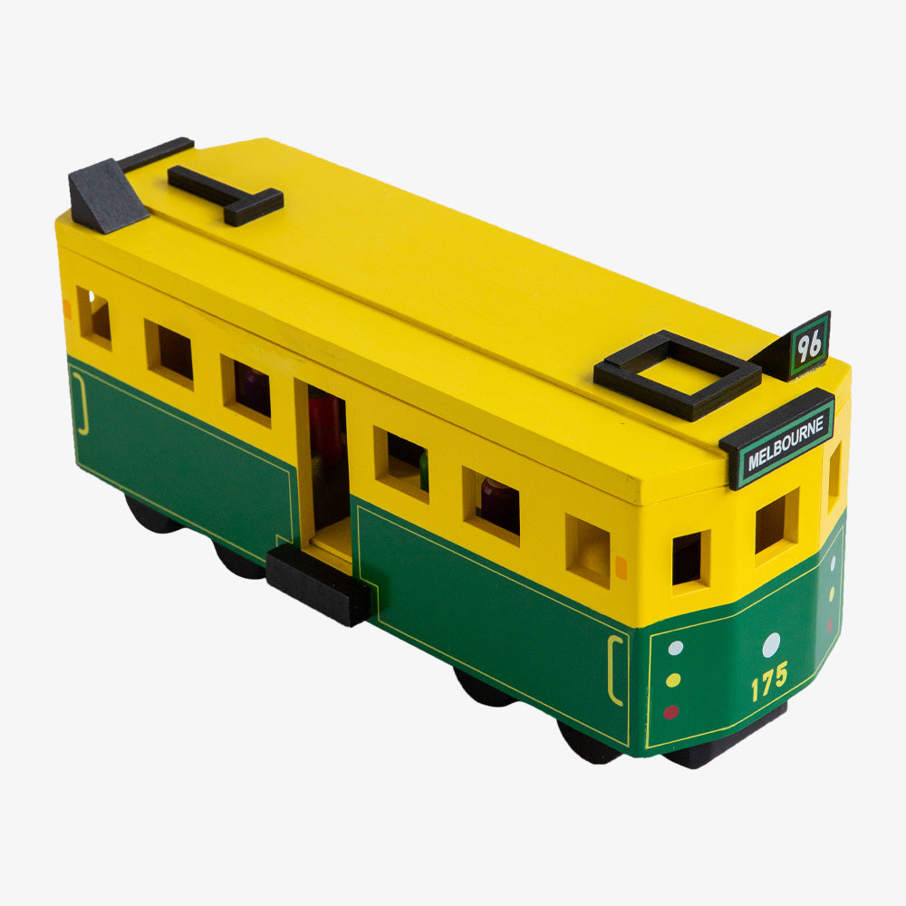 Make Me Iconic Tram Make Me Iconic Play Vehicles at Little Earth Nest Eco Shop Make Me Iconic Tram - Little Earth Nest Geelong Online Store Australia