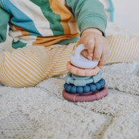 Jellystone Designs Silicone Stacker Neutrals Jellystone Designs Dummies and Teethers at Little Earth Nest Eco Shop Geelong Online Store Australia