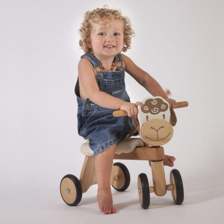 Lambie Padding Rider Ride-On Lamb Im Toy Kids Riding Vehicles at Little Earth Nest Eco Shop Geelong Online Store Australia