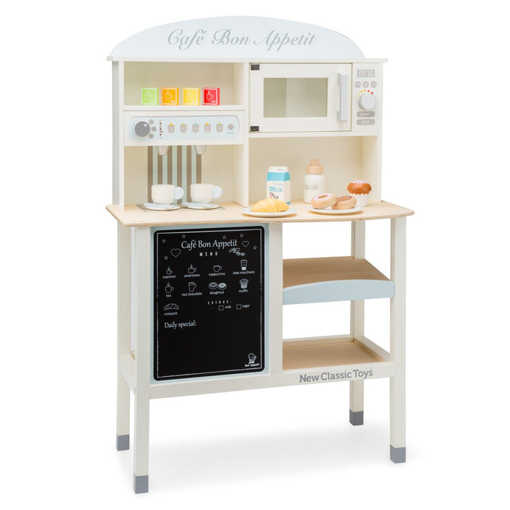 Grand Cafe Play Kitchen by New Classic Toys New Classic Toys Pretend Play at Little Earth Nest Eco Shop Geelong Online Store Australia
