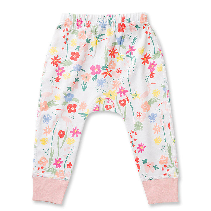 Sapling Child Spring Floral Pants 0-3 Mths Sapling Child Baby & Toddler Clothing 0-3M at Little Earth Nest Eco Shop Geelong Online Store Australia