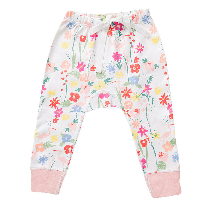 Sapling Child Spring Floral Pants 0-3 Mths Sapling Child Baby & Toddler Clothing 0-3M at Little Earth Nest Eco Shop Geelong Online Store Australia