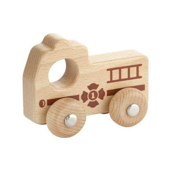 Natural Wooden Emergency Cars by Viga Viga Toys Toy Cars Fire at Little Earth Nest Eco Shop Geelong Online Store Australia