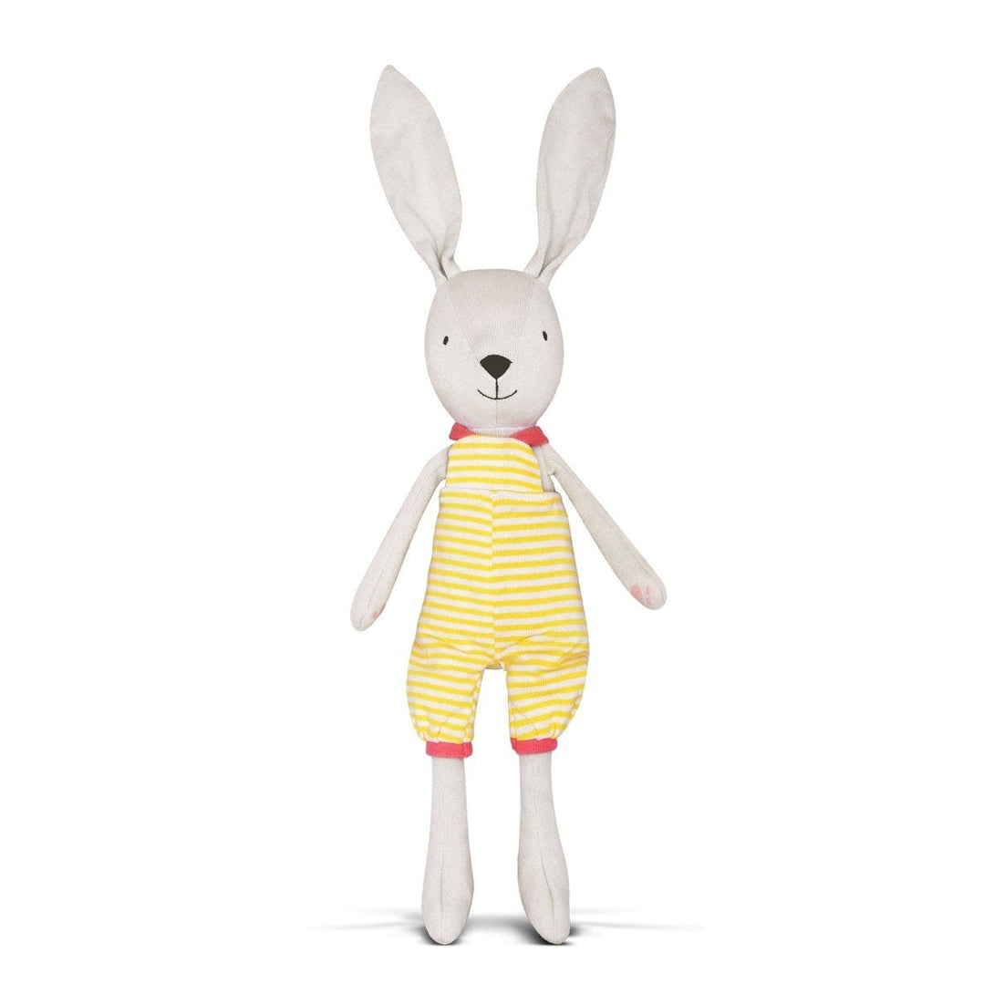 Apple Park Organic Cotton Knit Bunny Apple Park Organic Soft Toy at Little Earth Nest Eco Shop Geelong Online Store Australia