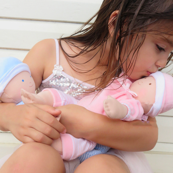 Cherub Soft Natural Baby Doll by Bonikka Bonikka Dolls at Little Earth Nest Eco Shop Geelong Online Store Australia