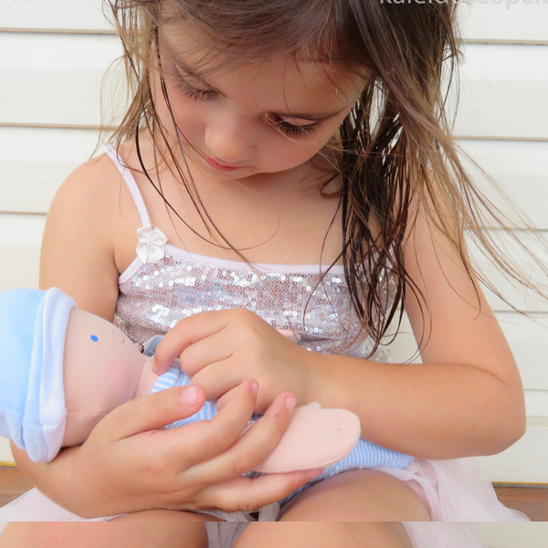 Cherub Soft Natural Baby Doll by Bonikka Bonikka Dolls at Little Earth Nest Eco Shop Geelong Online Store Australia