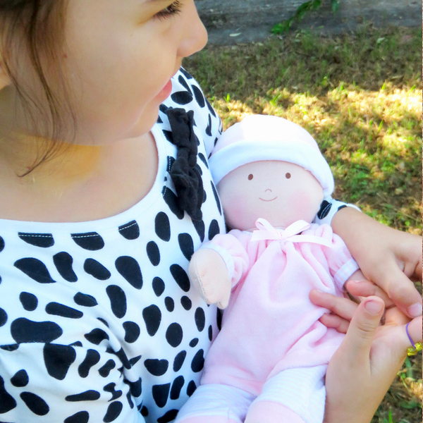 Cherub Soft Natural Baby Doll by Bonikka Bonikka Dolls at Little Earth Nest Eco Shop Geelong Online Store Australia