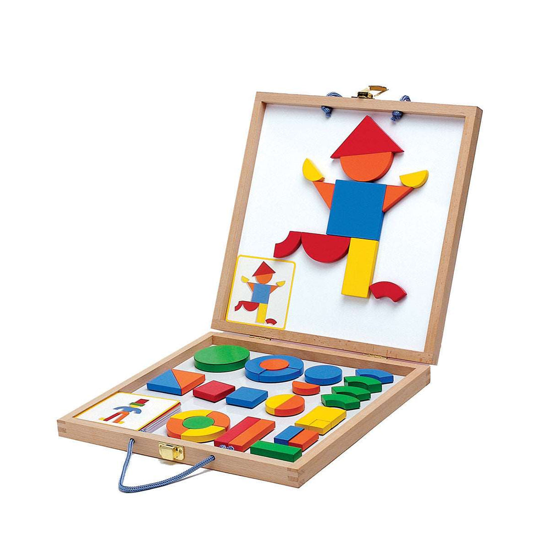 Djeco Geoform Shape Set Djeco Magnet Toys at Little Earth Nest Eco Shop Geelong Online Store Australia