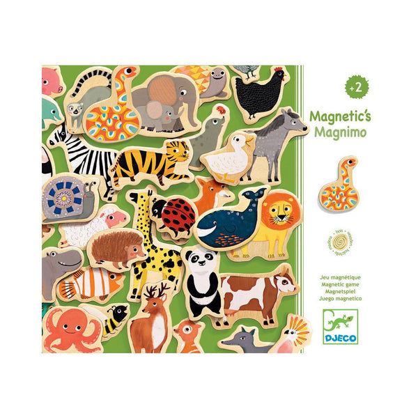 Djeco Magnimo Wooden Magnet Set Djeco Magnet Toys at Little Earth Nest Eco Shop Geelong Online Store Australia