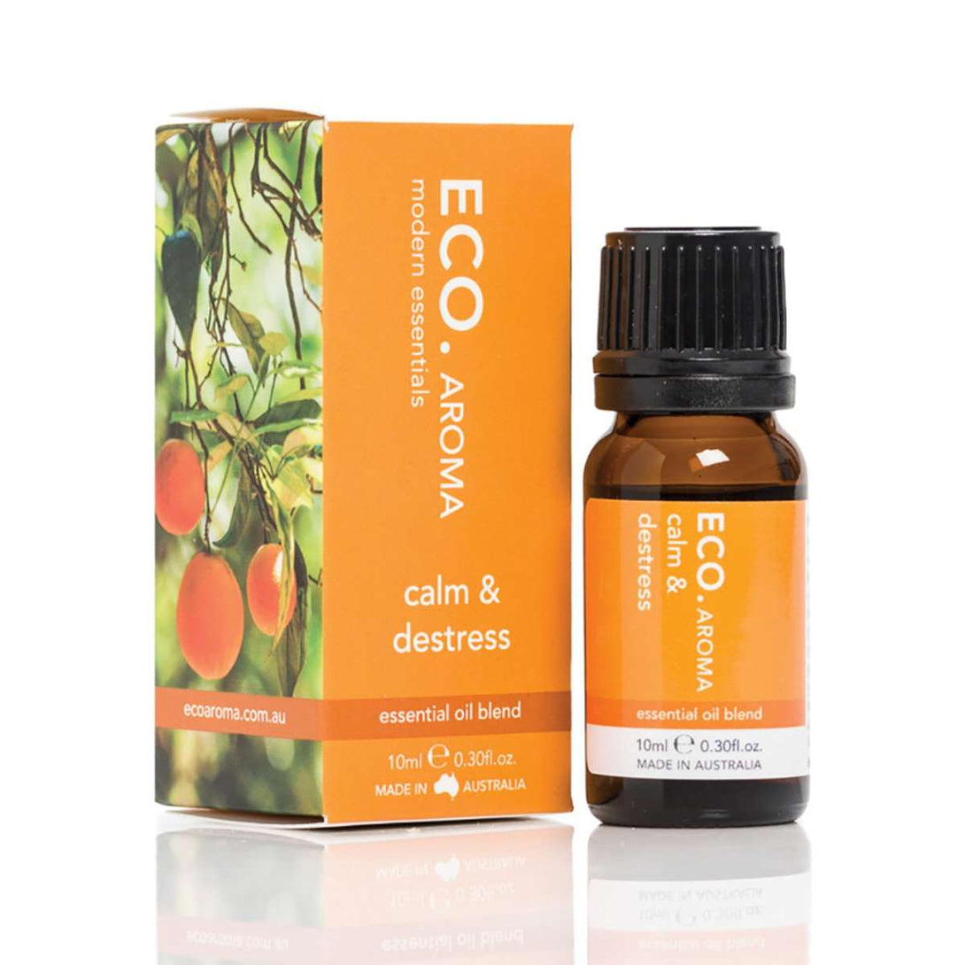 Eco Aroma Calm and Destress Blend Eco Aroma Essential Oils at Little Earth Nest Eco Shop Geelong Online Store Australia